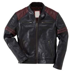 Chaquetas de Cuero para Motociclismo de Diseño Moderno y Calidad Premium con Protección Completa y Bordados Frontales Personalizados - Product Image 1
