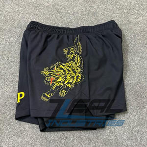 Short double couche 2 en 1 combat mma short logos personnalisés tissu microstretch sublimation double short fabriqué au pakistan - Product Image 2