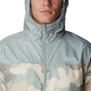 Chaqueta Cortavientos Ligera Personalizada para Hombre, Cierre de Cremallera, Colores Contrastantes, para Deportes al Aire Libre de Verano, Material de Poliéster - Product Image 4