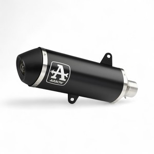 Terminal de escape de aluminio oscuro para motocicleta Yamaha X-MAX 400 2017-2020 de ARROW - Product Image 1