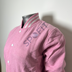 Confortable femmes université veste élégant décontracté hiver laine vêtements d'extérieur à la mode à la mode Streetwear - Product Image 4