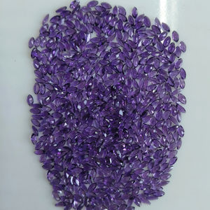 Améthyste naturelle africaine 5x2,5 mm, taille marquise, meilleure qualité, violet foncé, pierre précieuse en vrac pour la fabrication de bijoux - Product Image 5