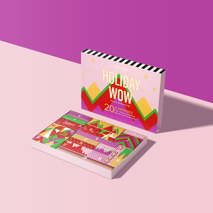 Caja de regalo navideña personalizable tipo cajón con cuenta regresiva de 12 o 30 días, económica, con impresión a todo color - Product Image 6