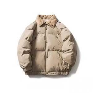 แจ็คเก็ตซาฟารีกันน้ำคุณภาพสูงสำหรับผู้ชาย ขายดี คอตั้ง สีและโลโก้สั่งทำได้ รับผลิตแบบ OEM - Product Image 4