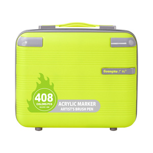 Juego <span class=keywords><strong>de</strong></span> Marcadores Acrílicos Guangna <span class=keywords><strong>de</strong></span> 408 <span class=keywords><strong>Colores</strong></span> con Punta <span class=keywords><strong>de</strong></span> Pincel Suave, Marcadores para Pintar DIY, Punta <span class=keywords><strong>de</strong></span> 1-6 mm, Marcador <span class=keywords><strong>de</strong></span> Pintura Acrílica Líquida Directa - Product Image 6