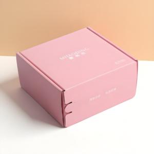 Bao bì sang trọng hộp các tông màu hồng vận chuyển bưu phẩm tam giác hình bài Hộp bao bì các tông - Product Image 2