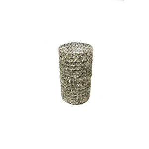 Portavelas de Cristal y Metal de Primera Calidad con Acabado Superior, Perfecto para Decoraciones Elegantes de Mesa en Interiores y Exteriores, Tamaño Pequeño - Product Image 1
