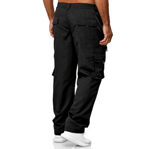 Pantalones de chándal de gran tamaño para hombre con logotipo personalizado Streetwear Jogger pantalones con bolsillos de carga sostenible y asequible - Product Image 4
