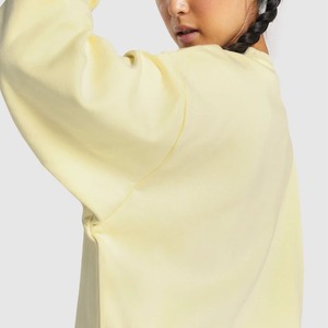 Alta calidad personalizado impreso tarifa barata/precio de fábrica Sudadera con capucha de gran tamaño pulóver manga larga transpirable Color sólido Sudadera con capucha de las mujeres - Product Image 4