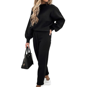 Chándal personalizado de algodón 100% para mujer, chándal OEM con logotipo personalizado de cantidad para mujer de alta calidad para niñas, moda - Product Image 6
