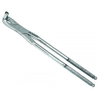 Forceps équestres en acier inoxydable réutilisables de qualité supérieure pour les soins dentaires des chevaux, extraction des fragments dentaires, instruments vétérinaires