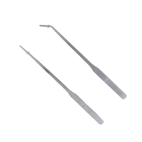 Outils de nettoyage d'aquarium, petite pince en acier inoxydable de 8 pouces, accessoires de luxe écologiques pour plantes aquatiques