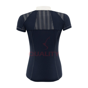 Camiseta de Equitación Elegante para Mujer, Tejido Elástico Atlético, Absorbe la Humedad, Ligera, Ropa de Alto Rendimiento para Montar a Caballo - Product Image 2