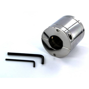 Surgical Stainless Steel Heavy Ball Stretcher and Crusher Metal Ball Flask BDSM Steel Ball Crusher <b>Rings</b> - Product Image 2