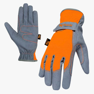 Guantes de Seguridad Skatiq SG-7863 Originales, Resistentes al Agua, de Poliéster y Piel de Vacuno, con Palma Antideslizante para Jardinería, Alta Calidad - Product Image 4