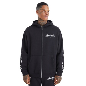 Men Cotton Sweatsuit Zip up Jackets Jogger Outwear <b>Embroidery</b> Tracksuit Low Moq Design Cotton Custom logo Two Piece <b>Set</b> Man - Product Image 1