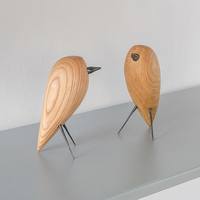 Figurine de cheval en bois fabriquée à la main Statue d'animal rustique Sculpture de cheval en bois minimaliste Style nordique décor à la maison ornement de Table