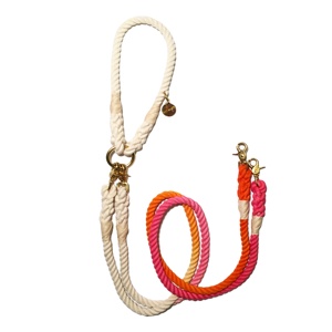 Custom Ombre Rope, Handmade Leash, Delicate Soft Puppy <b>Collar</b> - Product Image 1