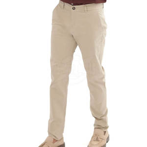 Pantalones de algodón para hombre con servicio de OEM, pantalones cómodos de lona de calidad superior, estilo recto informal para venta en línea, hechos en Pakistán - Product Image 2