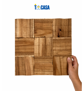 Interlocking Wood Deck Tiles 30x30cm Outdoor Waterproof Balcony Flooring DIY Garden Patio Wooden Tiles Solid Wood Decking - Product Image 4