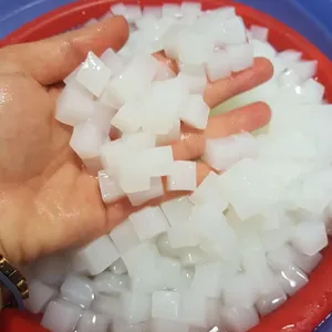 Nata de coco 100% fabriqué à partir de la nature sans conservateurs est le meilleur vendeur sur le marché vietnamien Tom