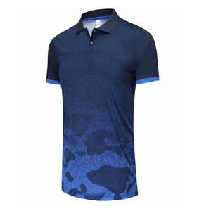 Men's Casual Short Sleeve Golf for Polo <b>Shirt</b> Solid <b>Polyester</b> Spandex Custom Sublimation Embroidery Design Latest Fancy - Product Image 2