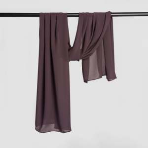 Hijab triangulaire lavable GAI Basic de couleur mauve - Product Image 4