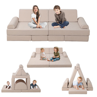 Canapé modulaire pour enfants confortable et moderne, blocs de mousse haute densité pour l'escalade des tout-petits - Utilisation dans le salon, à l'école, respectueux de l'environnement