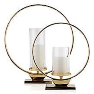 Belle conception métallique argent Ware bougeoir accessoires éclaircissants table luxe meilleure qualité intérieur bougeoir - Product Image 3