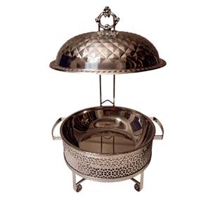 Prime Quality Stainless Steel Round Chafing Dish <b>Food</b> <b>Warmer</b> <b>Buffet</b> <b>Server</b> Catering Chafer With And Stand For Hotel & Events - Product Image 4