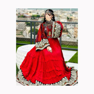 Vestidos de Estilo Afgano para Mujer, los Más Vendidos, Moda Casual, Diseño Simple/Bordado, Vestidos Afganos para Mujer - Product Image 1