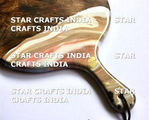 Bois naturel avec résine conception planche à découper outil à fromage Durable bois fromage coupe légumes et fromage coupe - Product Image 6