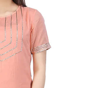 Trajes Shalwar Kameez Rectos Pakistaníes e Indios de Algodón y Seda de Alta Calidad, Lavables, para Todas las Temporadas, 2023 - Product Image 4