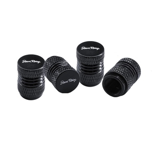 Tapas de Válvulas Negras Fresadas - Product Image 1