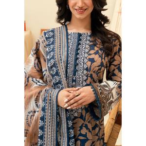 Traje de 3 Piezas para Mujer con Estampado y Cuello Bordado SD-52200 - Product Image 2