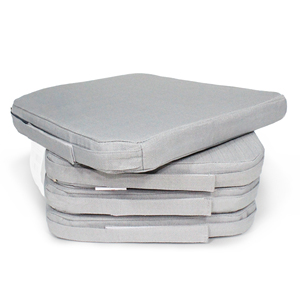 Set di 12 Cuscini Decorativi in Poliestere con Texture di Bambù, Media Fermezza, 42x40x36x2cm per Sedie da Sala da Pranzo e Divani - Product Image 1