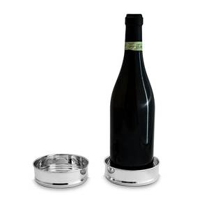 Popular Metal <b>Wine</b> Bottle <b>Coaster</b> Silver Plated Bar Accessories Kitchen Tableware Usage Round <b>Wine</b> Beer Bottle <b>Coaster</b> - Product Image 2