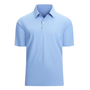 Camiseta de polo de alta calidad para hombre, Polo de golf de gran tamaño, ropa suave, impresión Digital, serigrafía, bordado DTF DTG, Color sólido - Product Image 1