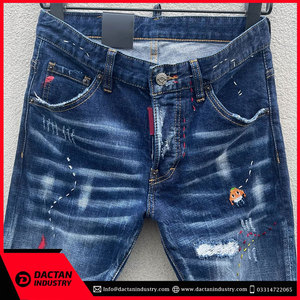 Pantalones vaqueros de mezclilla para mujer de nuevo estilo hechos en poliéster algodón pantalones vaqueros de cintura alta para mujer - Product Image 4
