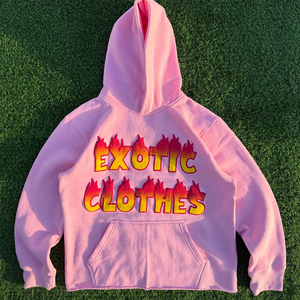 Nouvelle broderie personnalisée mode luxe 400G bouffantes coton polaire à capuche poids lourd surdimensionné Boxy à capuche - Product Image 4