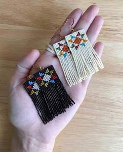 ต่างหูห้อยลูกปัดจากนักออกแบบที่กำลังมาแรงทำมือสำหรับกิจกรรมพิเศษงานปักดีไซน์อินเทรนด์สีสันสดใสสำหรับเด็กผู้หญิงและผู้หญิง - Product Image 1