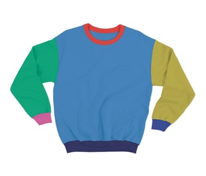 Venta al por mayor de alta calidad logotipo personalizado bloque de color sólido niños de manga larga niños pequeños sudaderas - Product Image 1