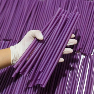 Ustensiles à boire en paille de riz de haute qualité biodégradables | Alternative en plastique 100% naturelle biodégradable écologique et sûre - Product Image 2