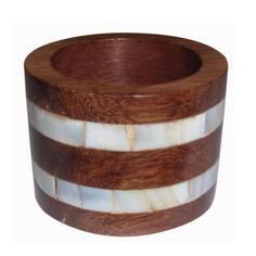 Servilletero de forma redonda de resina hecho a mano más Popular, servilletero de resina decorativo para fiestas de boda, accesorios de mesa de Venta caliente - Product Image 6