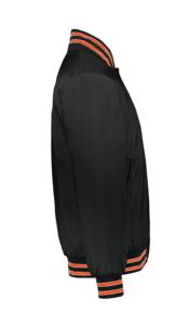 Veste universitaire pour homme, nouvelle collection, noire avec des bretelles orange, pour les Bulls de Chicago - Product Image 5