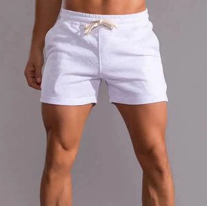 Short de sport en coton OEM pour hommes, jogging athlétique confortable en éponge française, short de survêtement personnalisé, motif solide - Product Image 1