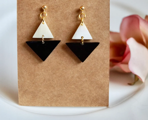 Boucles d'oreilles en corne de buffle d'inspiration vintage Bijoux de style animal naturel poli pour les soirées de Noël par l'artisanat de luxe - Product Image 6