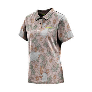 Camiseta de polo informal de alta calidad para mujer, camisetas sublimadas transpirables con logotipo personalizado, Fabricante Mayorista OEM - Product Image 3