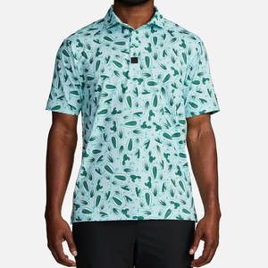 เสื้อโปโลเล่นกีฬาสำหรับผู้ชายเสื้อโปโลผ้าโพลีเอสเตอร์ดูดซับความชื้นได้สี่ทิศทางออกแบบได้ตามต้องการ - Product Image 1