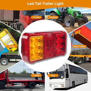 Feu arrière LED E-Mark pour camion 12-24V IP66, feu de position arrière, de frein et de clignotant pour <span class=keywords><strong>tracteur</strong></span>, remorque et machines agricoles - Product Image 6